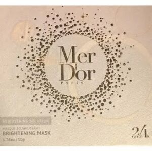 Mer D'Or 24k Gold Authentic Brightening Solutions Face Mask (used- 1/2 a Jar)